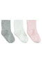 Фото #9 товара Kız Çocuk 3'lü Soket Çorap Set 2-12 Yaş Beyaz