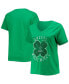 Фото #2 товара Women's Green Dallas Cowboys Plus Size Celtic T-shirt