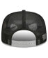 ფოტო #2 პროდუქტის Men's New York Yankees Black on Black Meshback Golfer Snapback Hat