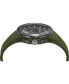 Men's Thunderstorm Chrono Green Silicone Strap Watch 43mm