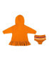 ფოტო #3 პროდუქტის Girls Infant Orange Clemson Tigers Winifred Hoodie Dress and Bloomer Set