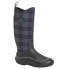 Muck Boot Hale Plaid Mid Calf Womens Black Casual Boots HAW-1PLD