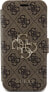 Фото #8 товара Guess Guess GUBKP15L4GMGBR iPhone 15 Pro 6.1" brązowy/book book 4G Metal Logo