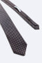 Фото #5 товара Жаккардовый галстук из 100% шелка ZARA