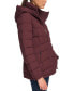 Фото #3 товара Women's Stretch Hooded Puffer Coat, Created for Macy's