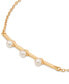 ფოტო #1 პროდუქტის Gold-Tone Hint of Shimmer Pendant Bracelet