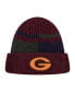 Фото #1 товара Men's Burgundy Green Bay Packers Speckled Cuffed Knit Hat
