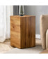 Compact MDF coffee table 11.8x11.8x19.6 inches, stylish texture design