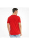 586666 Ess Logo Tee Tişort Erkek T-shirt Kırmızı