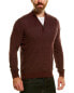 Фото #1 товара Raffi 1/4-Zip Mock Neck Sweater Men's