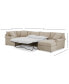 Фото #12 товара Wrenley 138" 4-Pc. Fabric Modular Chaise Sleeper Sectional Sofa, Created for Macy's