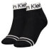 CALVIN KLEIN Logo Welt Quarter short socks 2 pairs