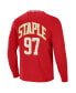 Фото #4 товара Men's NFL X Staple Red Kansas City Chiefs Core Long Sleeve Jersey Style T-shirt