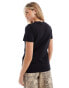 Фото #3 товара Selected Femme t-shirt in black