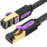 FTP Category 7 Rigid Network Cable Vention ICABK Black 8 m