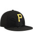 Men's Black Pittsburgh Pirates Shadow Logo 59FIFTY Fitted Hat