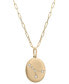 Фото #1 товара Wrapped diamond Cancer Constellation 18" Pendant Necklace (1/20 ct. tw) in 10k Yellow Gold, Created for Macy's