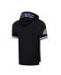 Фото #2 товара Men's Lamar Jackson Black Baltimore Ravens Player Name and Number Hoodie T-shirt