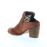 Фото #6 товара Diba True Landing Crew 23523 Womens Brown Leather Heeled Sandals Shoes