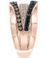 ფოტო #4 პროდუქტის EFFY® Multicolor Diamond Statement Ring (7/8 ct. t.w.) in 14k Rose Gold