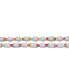 Фото #2 товара 14k Yellow Gold Plated Multi Color Beads Necklace with Freshwater Pearls for Kids