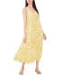 1.state 299787 Women's Printed Maxi Dress Cover-Up, Citronelle, XL