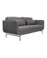 Фото #1 товара Lilou 77" Polyester with Metal Legs Sofa