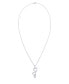 ფოტო #2 პროდუქტის Diamond Accent Silver-plated Triple Heart Pendant Necklace