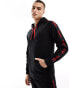 Фото #2 товара Hugo Bodywear sporty logo hoodie in black