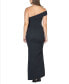 Фото #2 товара Women's Party One Shoulder Rouched Maxi Dress