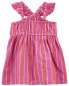 Фото #6 товара Baby Striped LENZING™ ECOVERO™ Dress 18M