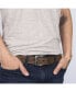 Фото #4 товара Reversible Casual Men's Belt with Embossed Strap