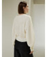 Фото #2 товара Round Neck Drop-Shoulder Merino Wool Sweater for Women