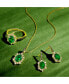 Фото #4 товара Серьги Le Vian Costa Smeralda Emeralds & Diamond Halo