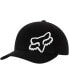 ფოტო #2 პროდუქტის Big Boys Black, White Racing Flex 45 Flexfit Hat