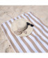 Фото #2 товара California Cabana Beach Towel (4 Pack, 30x70 in.), Striped, Soft Ringspun Cotton, Oversized Cabana Pool Towel