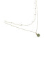Фото #1 товара seree emma — Pearl and jade layered necklace