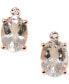 ფოტო #1 პროდუქტის Morganite (1 ct. t.w.) & Diamond Accent Stud Earrings in 14k Rose Gold-Plated Sterling Silver