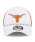 ფოტო #4 პროდუქტის Men's White/Texas Orange Texas Longhorns Court Sport Foam A-Frame 9FORTY Adjustable Trucker Hat