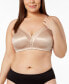 Фото #2 товара Double Support Tailored Wireless Lace Up Front Bra 3820