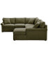 Фото #4 товара Wrenley 131" 6-Pc. Fabric Modular Sectional Chaise Sofa, Created for Macy's