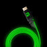 Фото #2 товара Floating Grip HDMI Kabel High Speed 8K/60Hz LED 1.5m grün - Cable - Digital/Display/Video