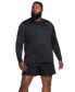 Men's Relaxed-Fit Long-Sleeve Fitness T-Shirt