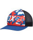 ფოტო #3 პროდუქტის Men's Royal, Black Red White and True Snapback Hat