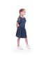 ფოტო #2 პროდუქტის Child Shiloh Navy Solid Jersey Dress