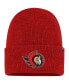 Фото #1 товара Men's Red Ottawa Senators Brain Freeze Cuffed Knit Hat