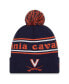 Фото #1 товара Men's Navy Virginia Cavaliers Marquee Cuffed Knit Hat with Pom