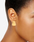 Earrings, Wide Wedge Clip-On Earrings