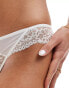 Фото #2 товара Ann Summers sexy lace brazilian brief in white