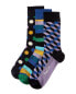 Фото #1 товара Happy Socks Stripe 3Pk Gift Set Men's 41-46
